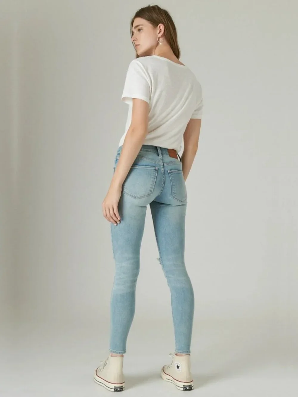 2/$30 Lucky Brand Midrise Ava Skinny Jeans Olancha Dest 4/ 27 #A1818